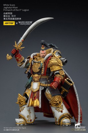 Warhammer The Horus Heresy Action Figure White Scars Jaghatai Khan Primarch of the Vth Legion 19 cm