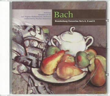 Zukerman: Bach-Brandenburg Concertos 4-6 [CD]