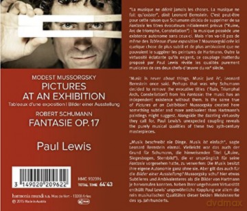 Paul Lewis: Mussorgsky: Pictures at an Exhibition; Schumann: Fantasie Op.17 [CD]