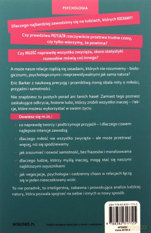 Czego nie mówią nam o relacjach. Zasady, które ułatwią życie z innymi - Eric Barker [KSIĄŻKA]