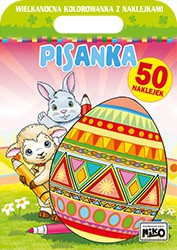 Pisanka. Wielkanocna kolorowanka z naklejkami - Artur Rajch [KSIĄŻKA]