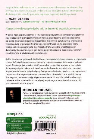 Sztuka wydawania pieniędzy. Proste sposoby na pełniejsze życie - Morgan Housel [KSIĄŻKA]