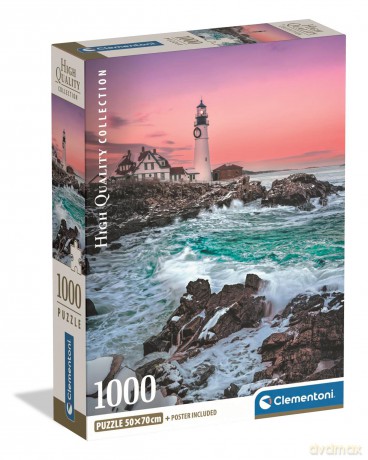 CLEMENTONI 1000 el. Compact First Snow At Portland Head 37112 [PUZZLE]