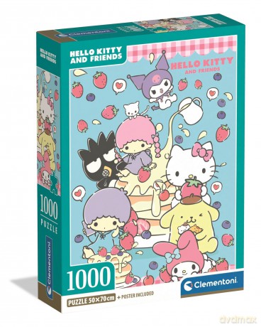 CLEMENTONI 1000 el. Compact Hello Kitty 37117 [PUZZLE]