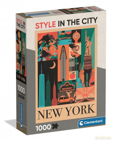 CLEMENTONI 1000 el. Compact New York 37116 [PUZZLE]