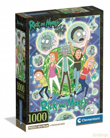 CLEMENTONI 1000 el. Compact Rick and Morty 37510 [PUZZLE]