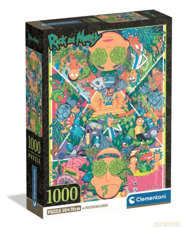CLEMENTONI 1000 el. Compact Rick and Morty 37511 [PUZZLE]