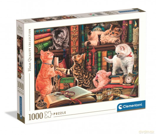 CLEMENTONI 1000 el. HQ Curious Whiskers 37100 [PUZZLE]