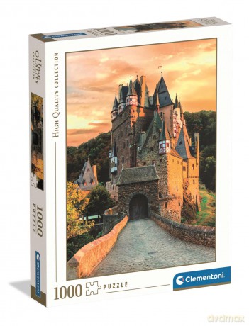 CLEMENTONI 1000 el. HQ Golden Hour At Eltz Castle 37102 [PUZZLE]