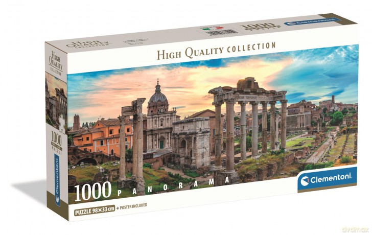 CLEMENTONI 1000 el. Panorama Compact Twilight Over The Eternal Empire 37115 [PUZZLE]