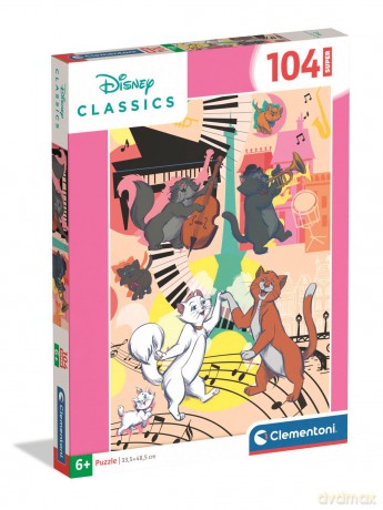 CLEMENTONI 104 el. Super Aristocats 25026 [PUZZLE]