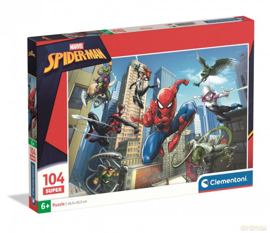 CLEMENTONI 104 el. Super Spider-Man 25014 [PUZZLE]