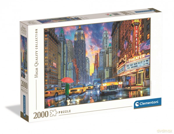 CLEMENTONI 2000 el. HQ Rainy Manhattan 32086 [PUZZLE]