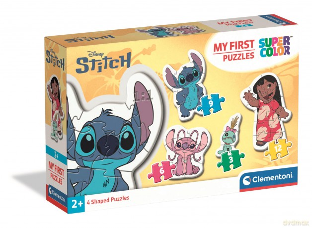 CLEMENTONI 3/6/9/12 el. Moje pierwsze Stitch 20595 [PUZZLE]