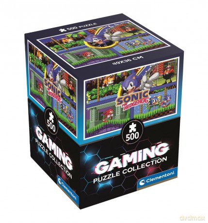 CLEMENTONI 500 el. Cubes Sonic classic 35808 [PUZZLE]
