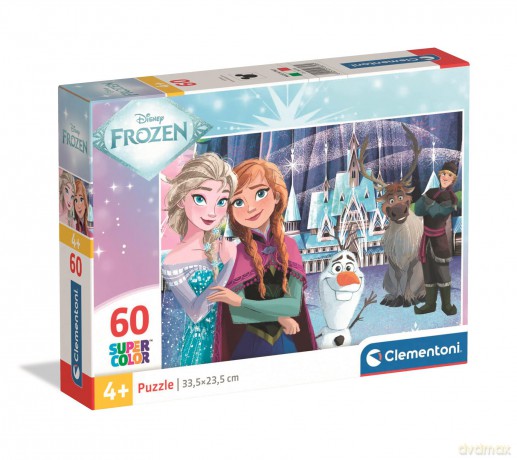 CLEMENTONI 60 el. Super kolor Frozen 26318 [PUZZLE]