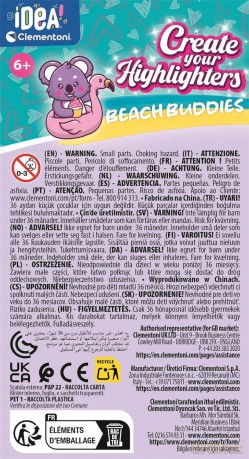 Mini fabryka markerów Plażowi przyjaciele 18396