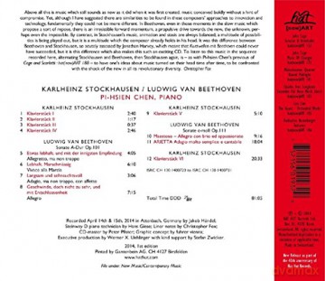 Pi-Hsien Chen: Stockhausen, Beethoven: Piano Pieces and Sonatas [CD]