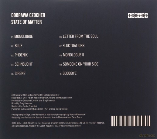 Dobrawa Czocher: State Of Matter [CD]