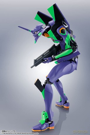 Evangelion: 3.0+1.0 Thrice Upon a Time Robot Spirits Action Figure Side EVA Evangelion Test Type-01 + Spear of Cassius Renewal Color Edition Reissue [FIGURKA]
