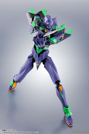 Evangelion: 3.0+1.0 Thrice Upon a Time Robot Spirits Action Figure Side EVA Evangelion Test Type-01 + Spear of Cassius Renewal Color Edition Reissue [FIGURKA]