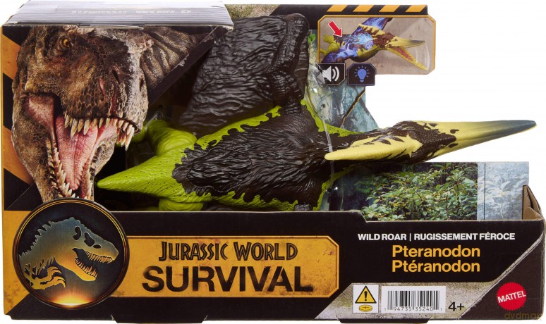 Jurassic World: Survival Action Figure Wild Roar Pteranodon [FIGURKA]