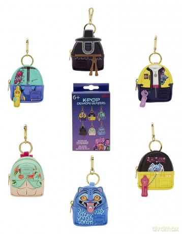 KPop Demon Hunters by Loungefly Bag Charm Mystery Box Display (15)
