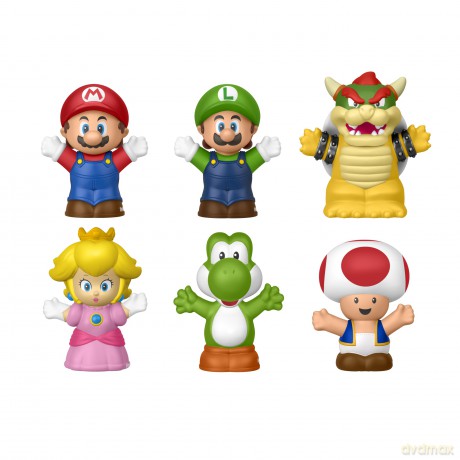 My Mario Little People Collector Mini Figure 6-Pack 7 cm [FIGURKA]