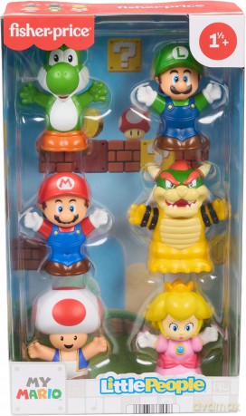 My Mario Little People Collector Mini Figure 6-Pack 7 cm [FIGURKA]