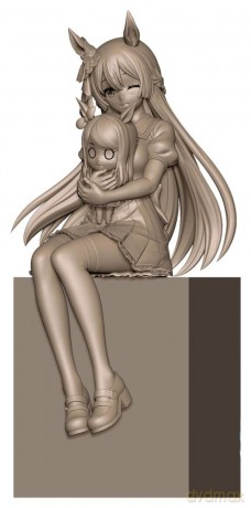 Umamusume: Pretty Derby XStellar PVC Statue Satono Diamond Sitting Ver. 20 cm [FIGURKA]