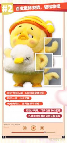 Upset Duck: Act Cute Blind Box figure 18 cm Display (6)
