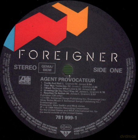 Foreigner: Agent Provocateur [Winyl]