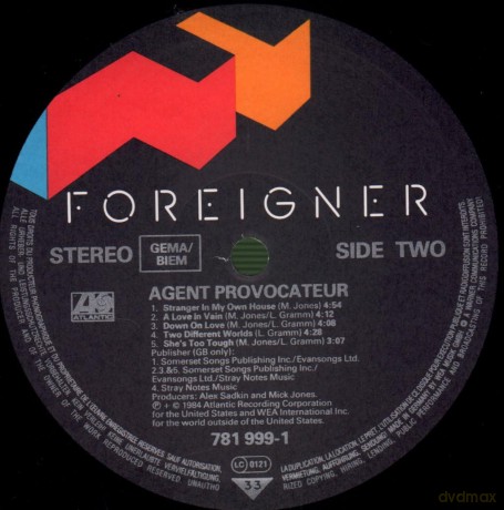 Foreigner: Agent Provocateur [Winyl]