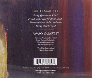 Pavao Quartet: Carlo Martelli Strin [CD]