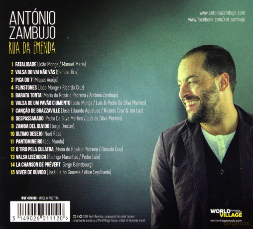 Antonio Zambujo: Rua da Emenda - Antonio Zambujo [CD]