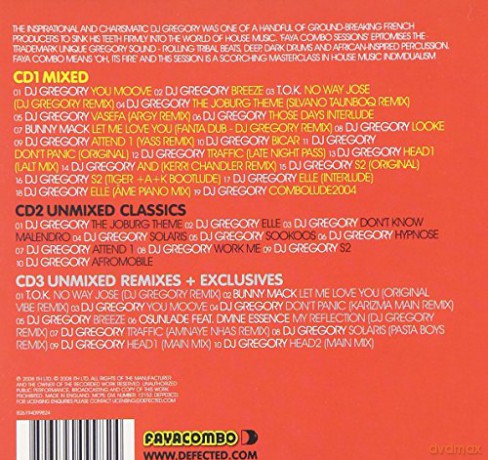 Dj Gregory: Fayacombo Sessions [3CD]