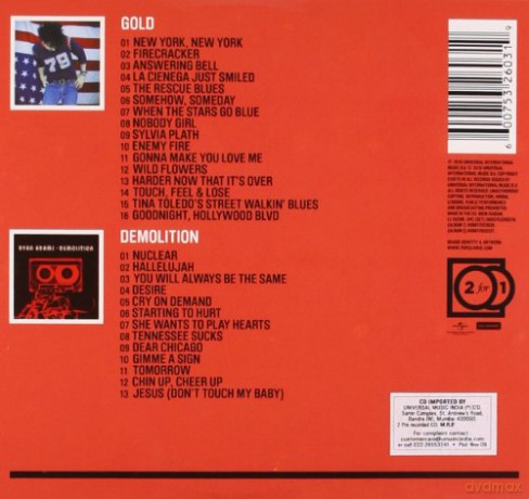 Adams Ryan: Gold - Demolition [CD]
