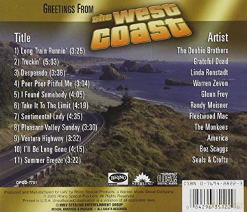 Greetings From The West Coast: Greetings From The West Coast [CD]