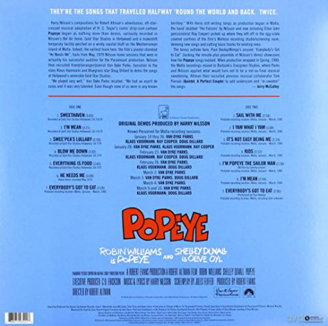Nilssonharry: Popeye Ost [Winyl]