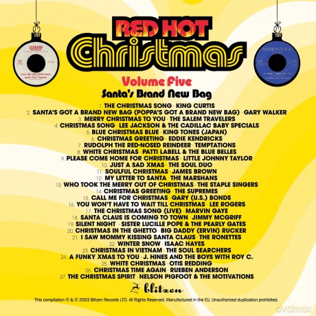Red Hot Christmas 5 Santas B: Red Hot Christmas 5 Santas B [CD]