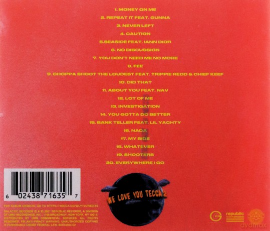 Lil Tecca: We Love You Tecca 2 [CD]