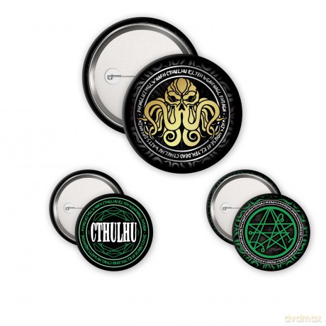 CTHULHU - Badge Pack - Necronomicon
