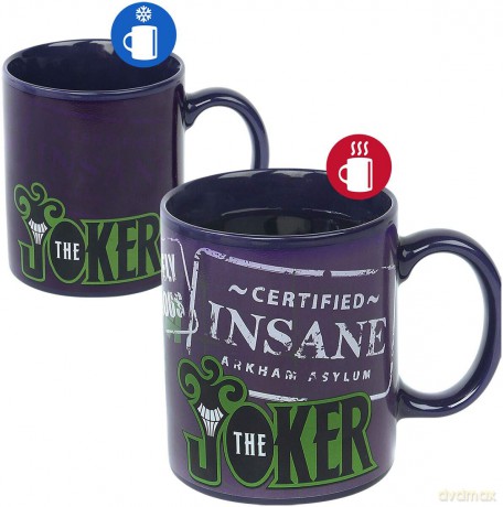DC COMICS - Kubek Zmieniający kolor - 320 ml - Joker