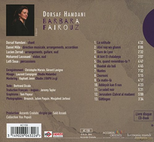 Dorsaf Hamdani: Barbara - Fairouz [CD]