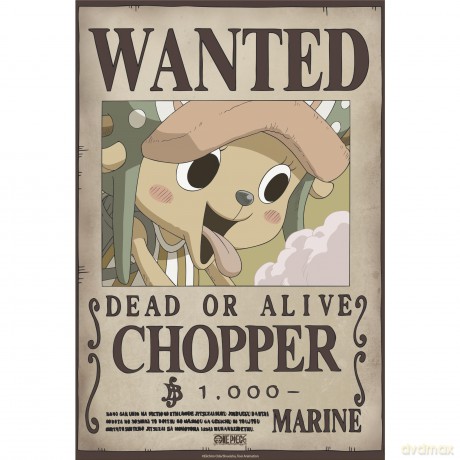 ONE PIECE - Poster Chibi 52x38 - Wanted Chopper Wano