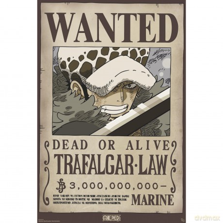 ONE PIECE - Poster Chibi 52x38 - Wanted Law Wano