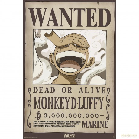 ONE PIECE - Poster Chibi 52x38 - Wanted Luffy Wano