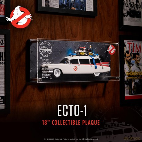 Ghostbusters PVC Statue Plaque Ecto - 1 18 cm
