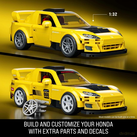 Hot Wheels Speed Series Mattel Brick Shop Building Set 1/32 '07 Honda S2000