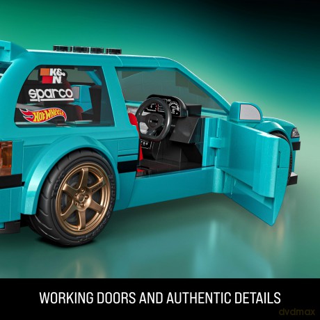 Hot Wheels Speed Series Mattel Brick Shop Building Set 1/32 Custom â90 Honda Civic EF